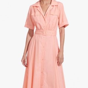 Staud Millie Belted Maxi Dress